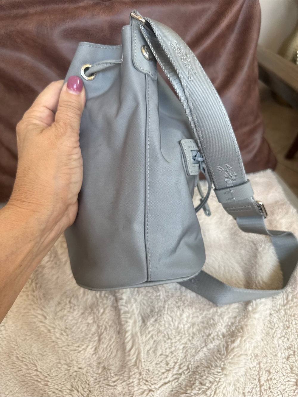 Longchamp Le Pliage Neo Drawstring Bucket Bag - Picture 6 of 16
